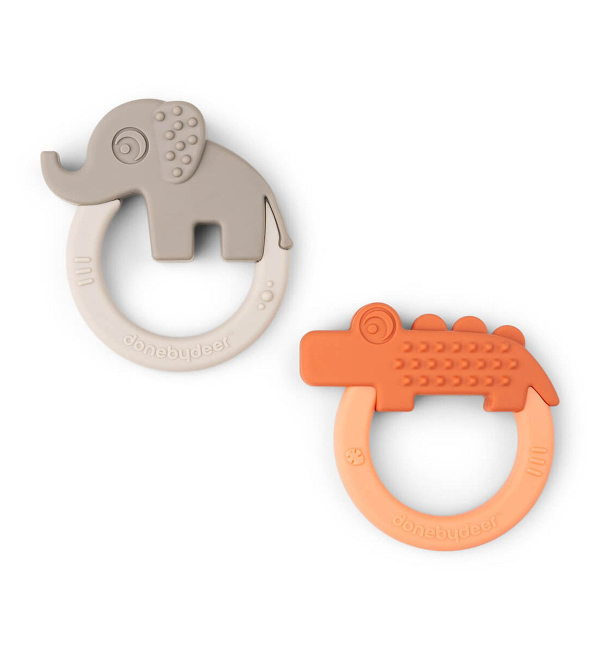 Done by Deer Deer Friends Purulelut 2-pakkaus Papaya / Hiekka