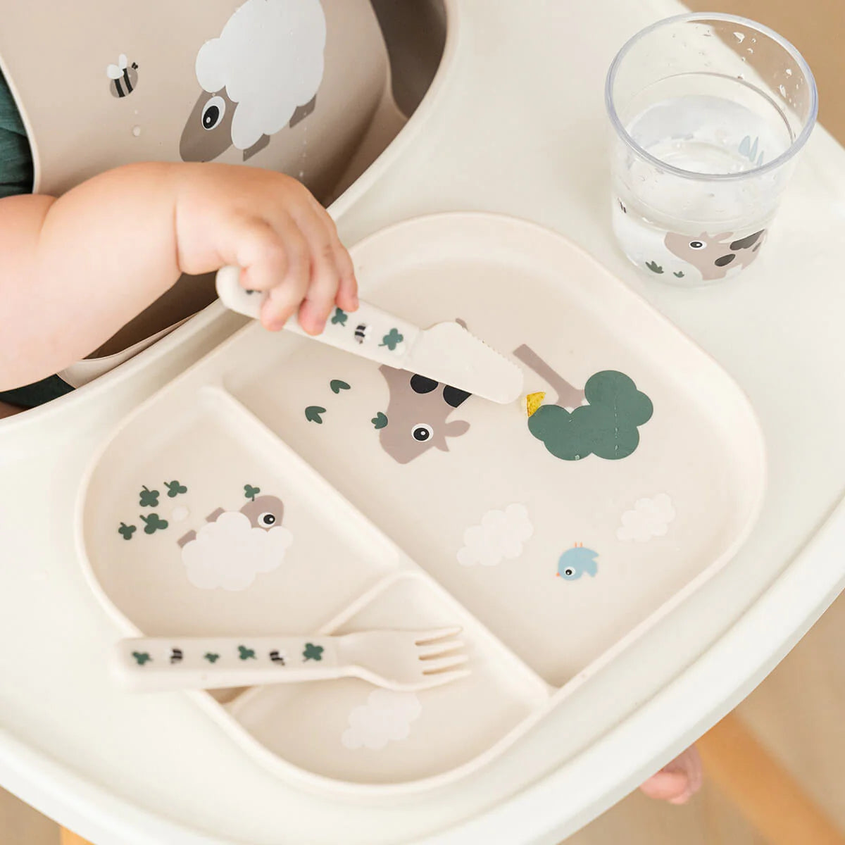 Done by Deer Tiny Farm Vauvan Aterimet 3 kpl Hiekka