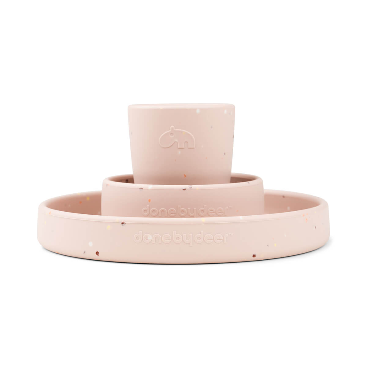 Done by Deer Tasty Ruokailusetti Confetti Puuteri