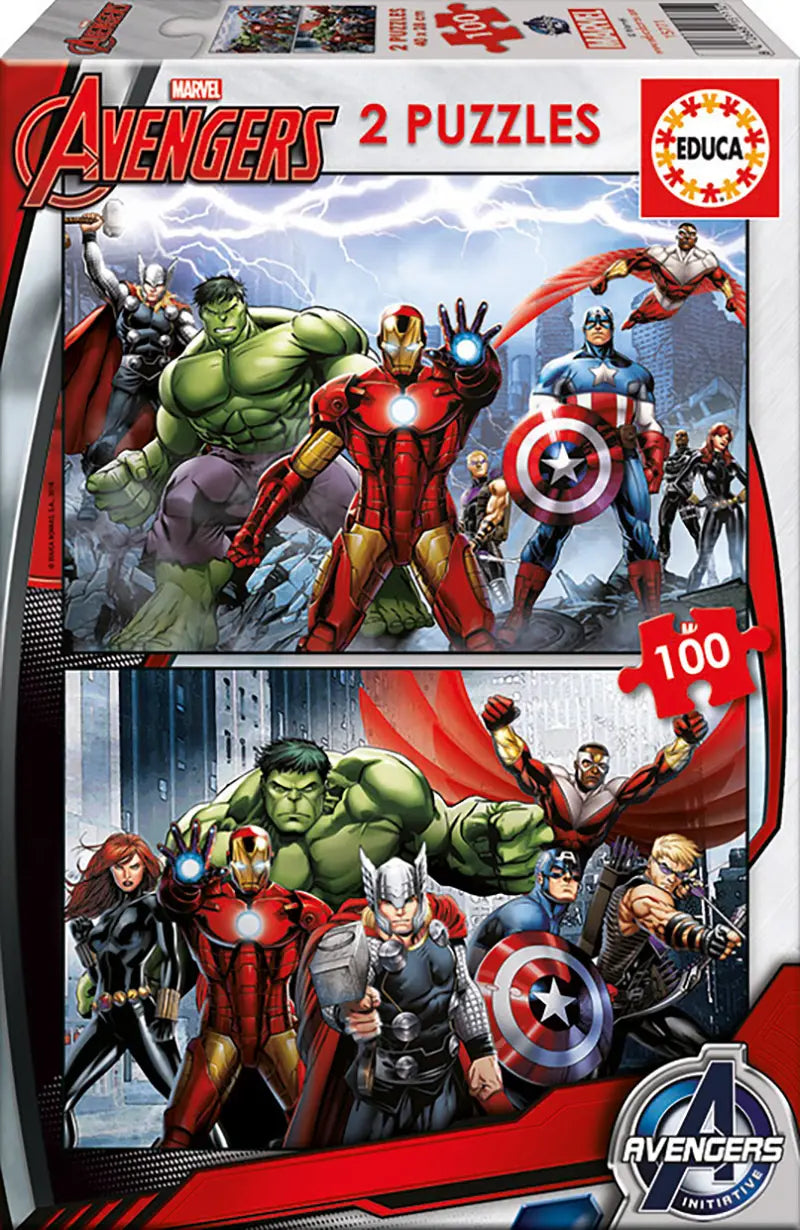 Educa Avengers Palapeli 2x100 palaa