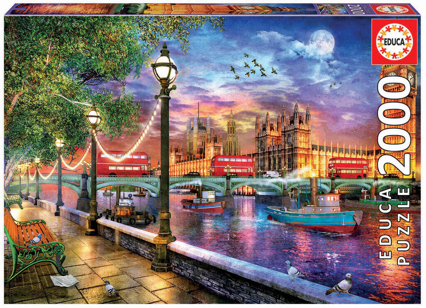 Educa London Sunset 2000 Palan Palapeli