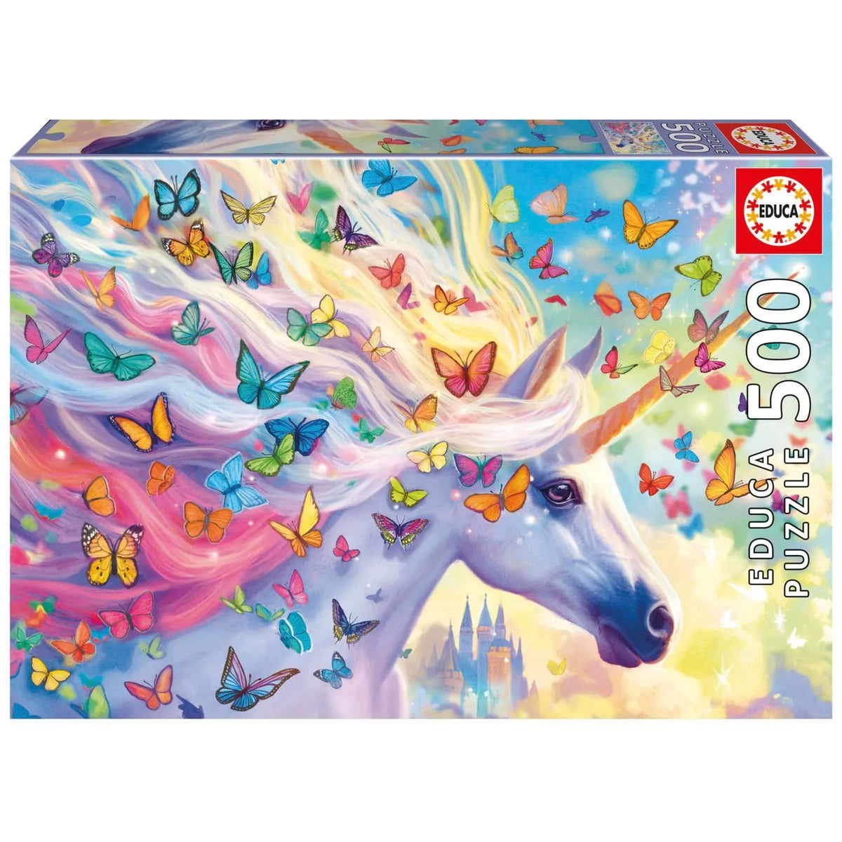 Educa Rainbow Unicorn 500 Palan Palapeli