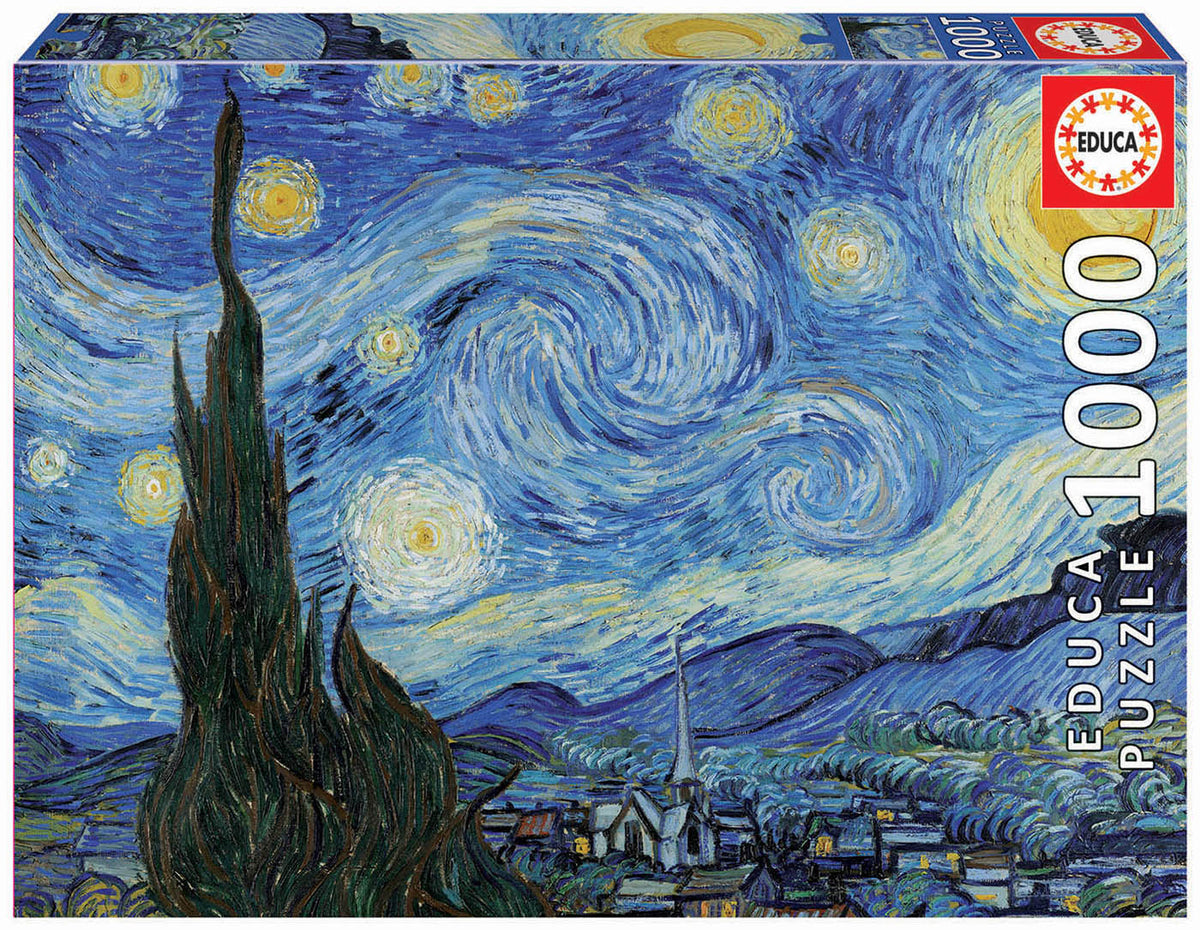 Educa The Starry Night Vincent Van Gogh 1000 Palan Palapeli
