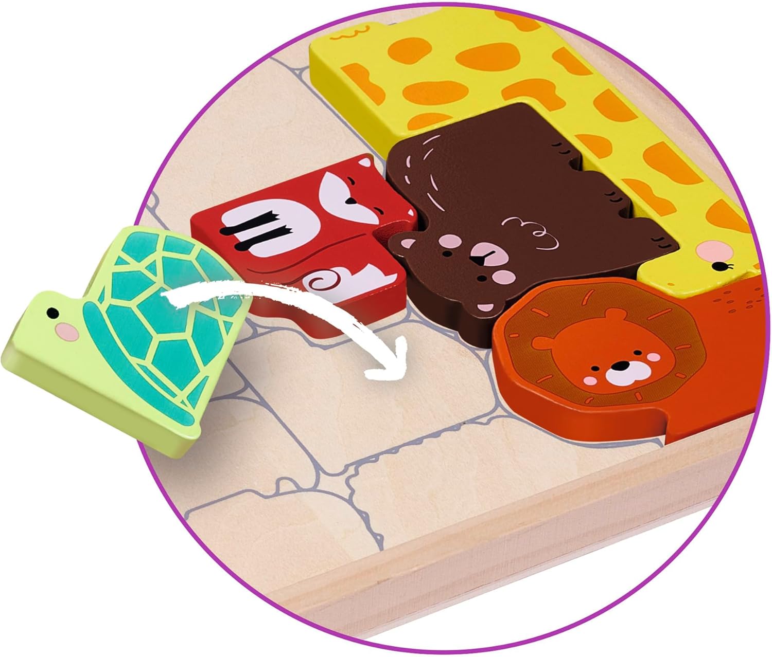 Eichhorn Puinen Eläinpalapeli 15 Palaa