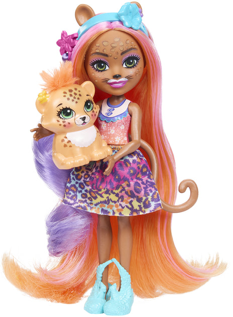 Enchantimals Glam Party Charisse Cheetah & Grinsy