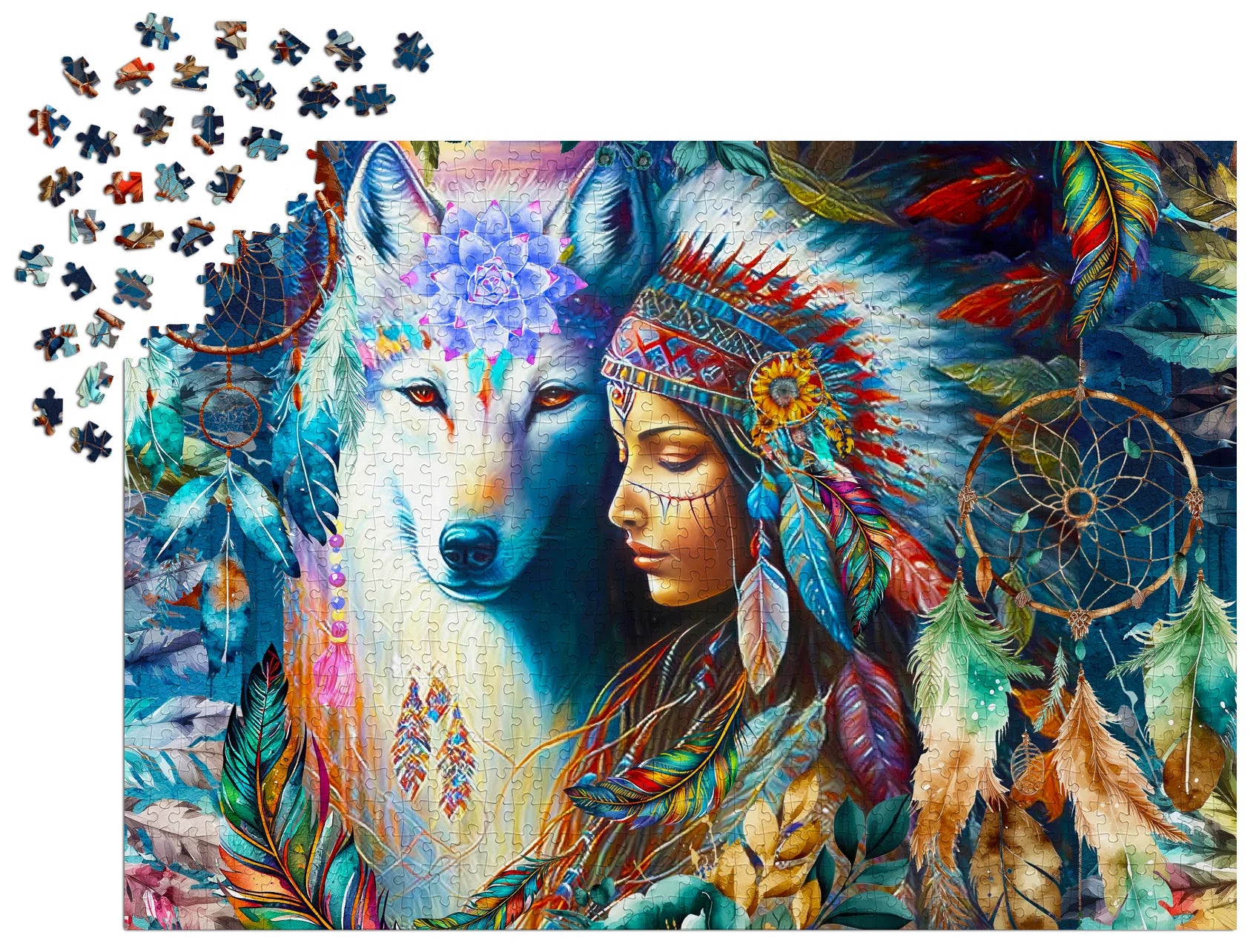 Enjoy Puzzle 1000 Palan Palapeli Native Princess