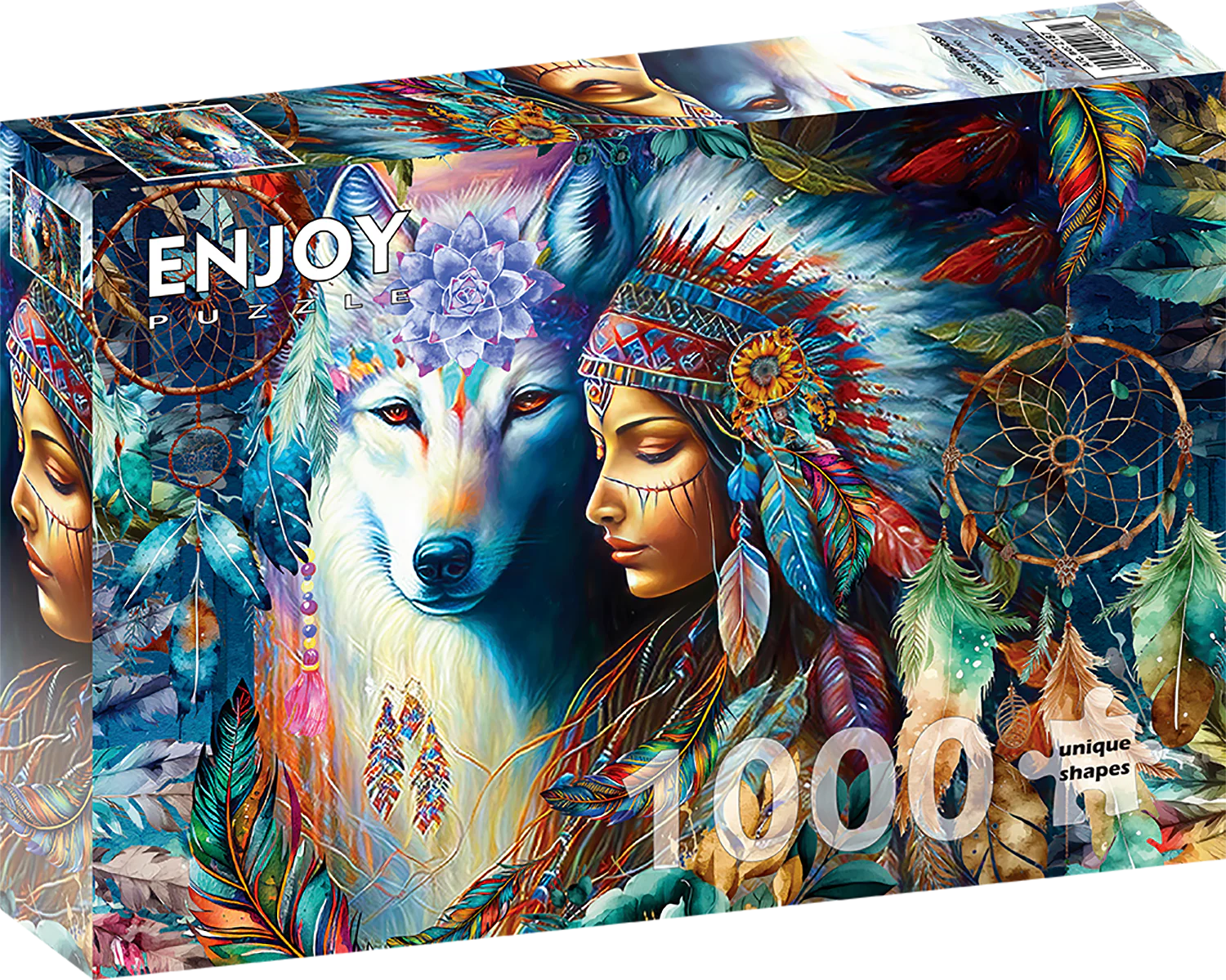 Enjoy Puzzle 1000 Palan Palapeli Native Princess