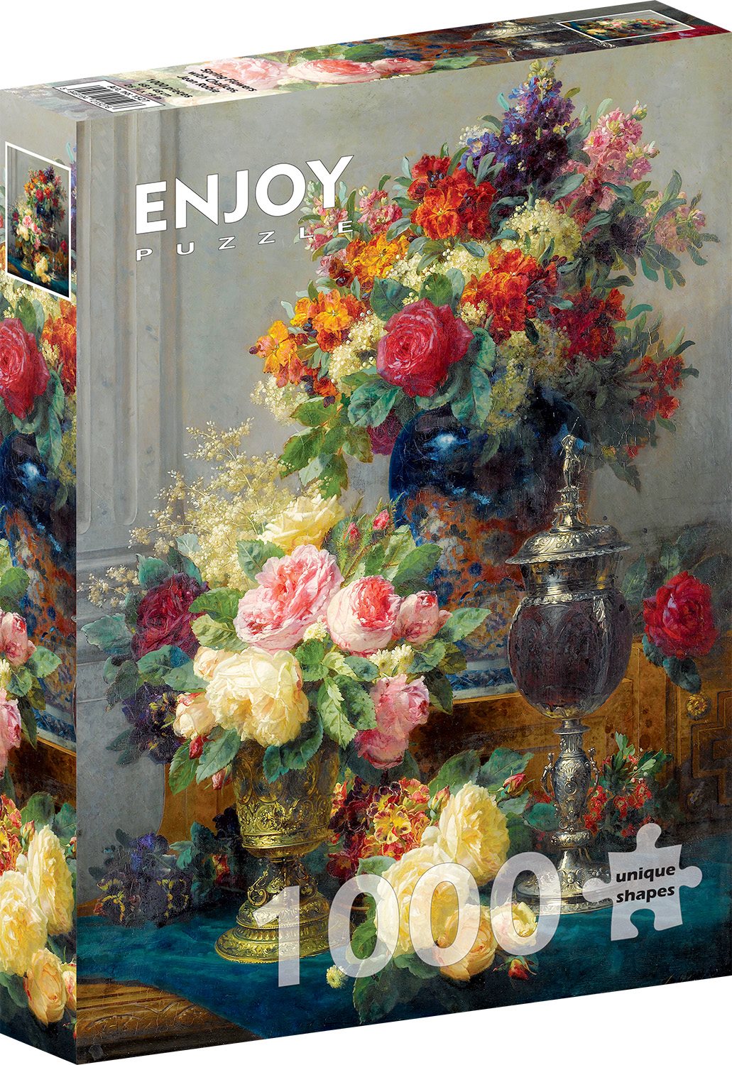 Enjoy Puzzle 1000 Palan Palapeli Spring Flowers With Chalices
