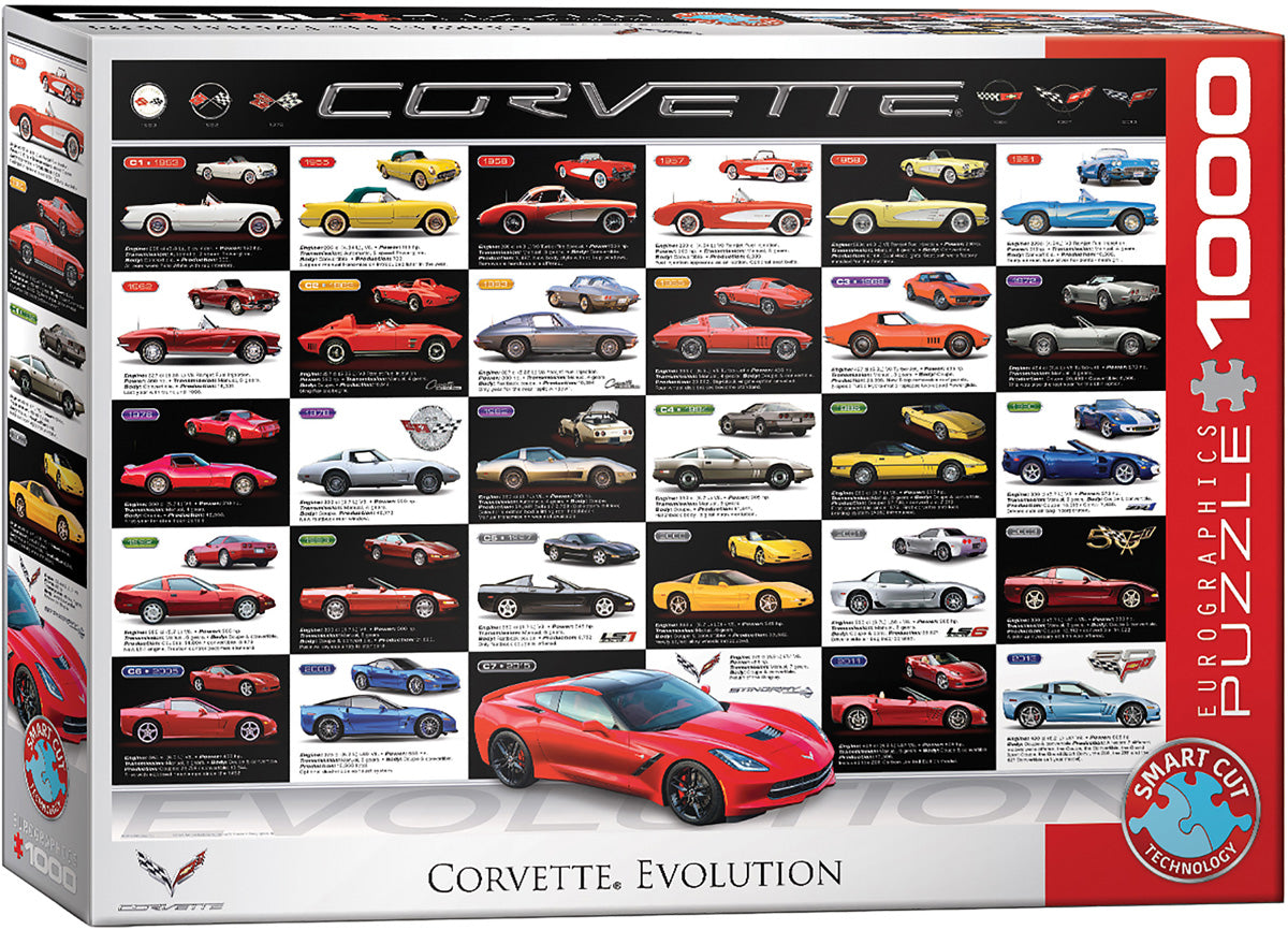 Eurographics 1000 Palan Palapeli Corvette