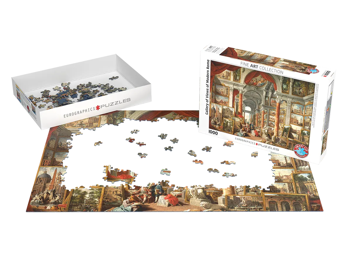 Eurographics 1000 Palan Palapeli Fine Art Collection Giovanni Paolo Panini