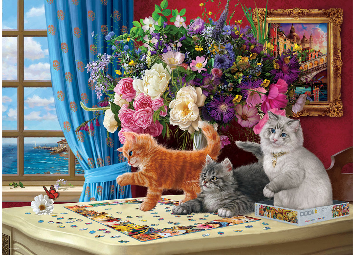 Eurographics 1000 Palan Palapeli Puzzling Cats