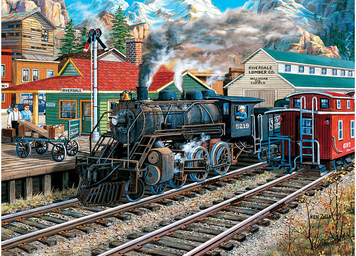 Eurographics 1000 Palan Palapeli The Old Depot Station