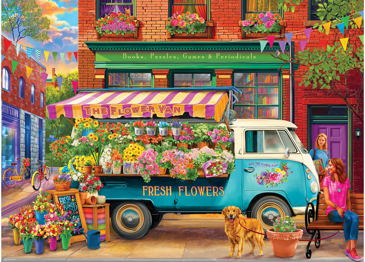 Eurographics 1000 Palan Palapeli VW The Flower Van