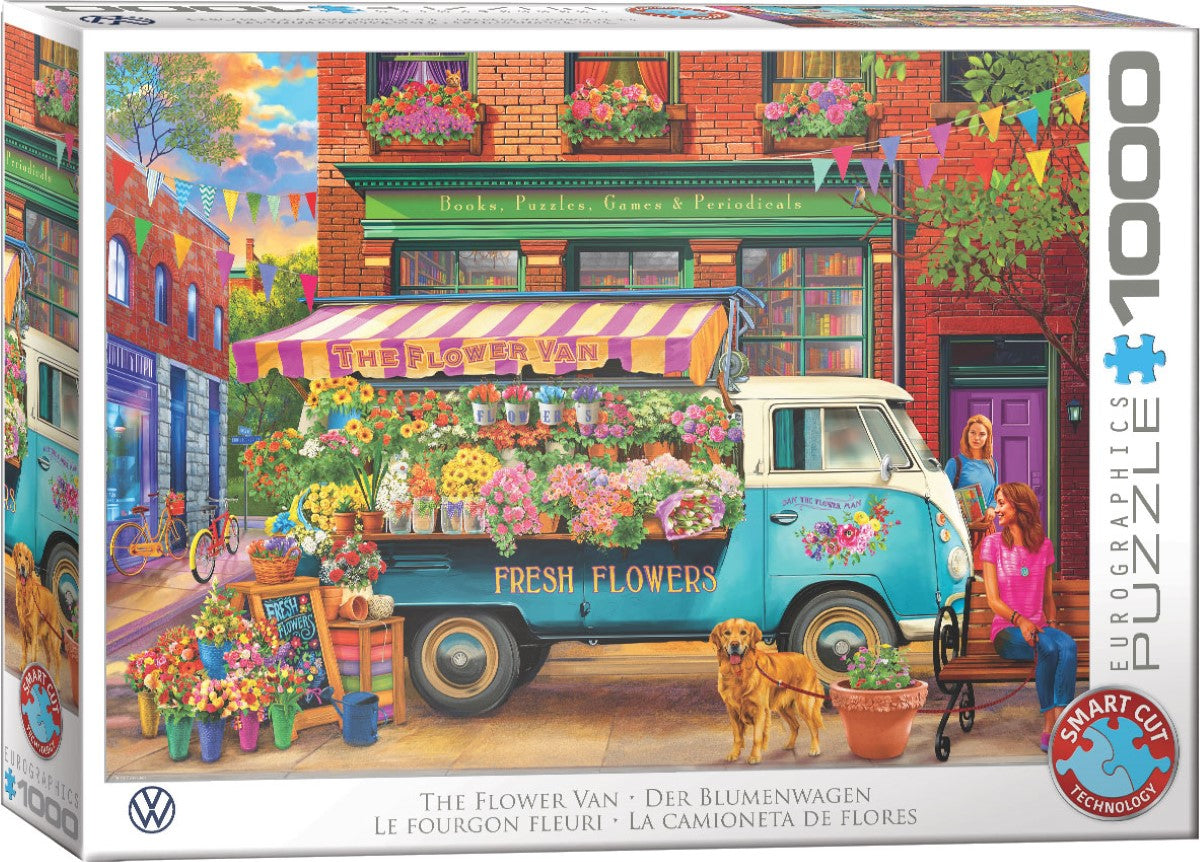 Eurographics 1000 Palan Palapeli VW The Flower Van