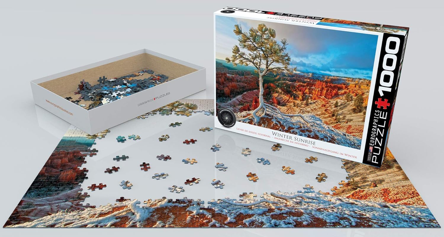 Eurographics 1000 Palan Palapeli Winter Sunrise