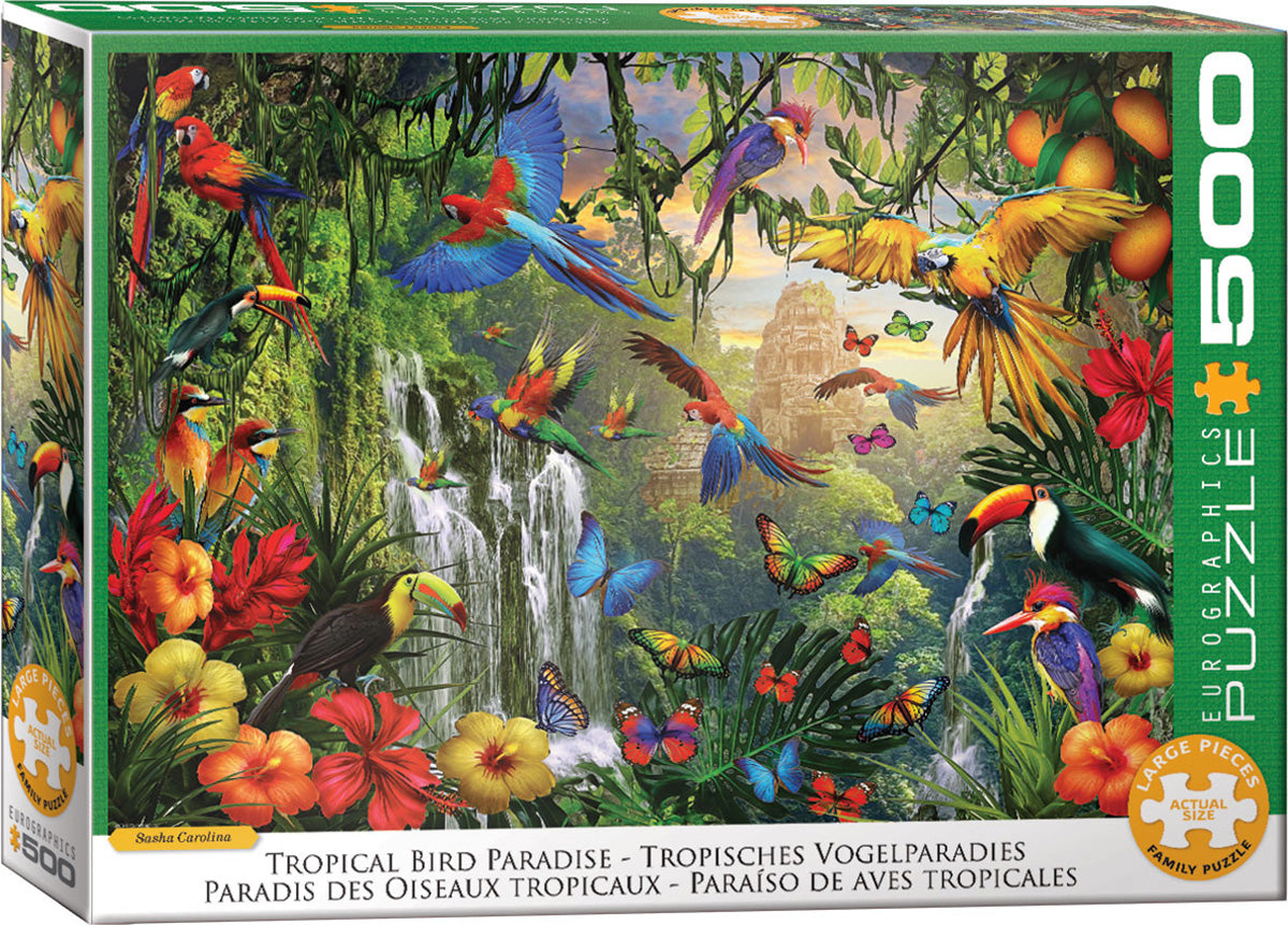 Eurographics 500 Palan Palapeli Tropical Bird Paradise
