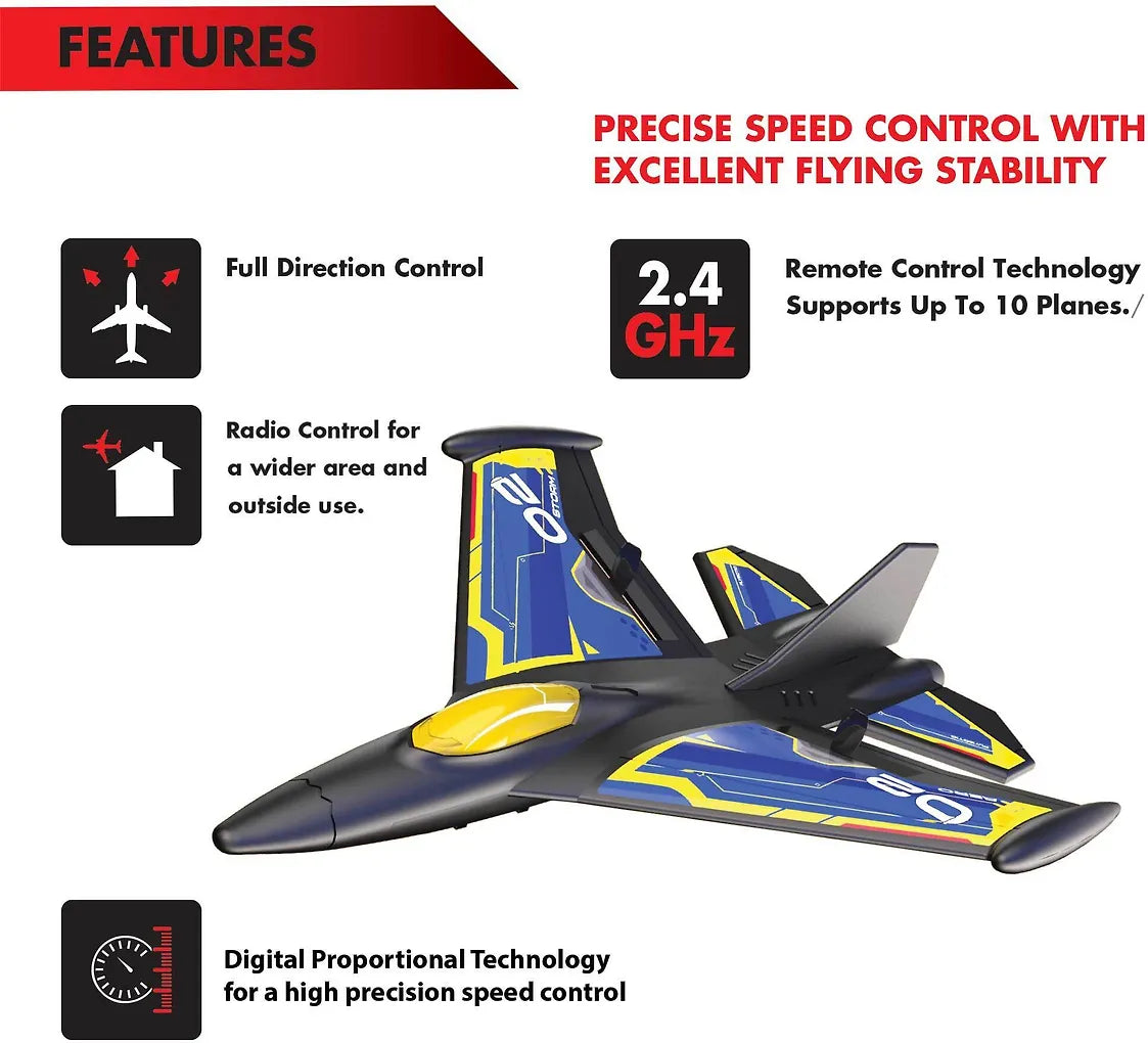 Exost Flybotic Sonic Evo Radio-ohjattava Lentokone