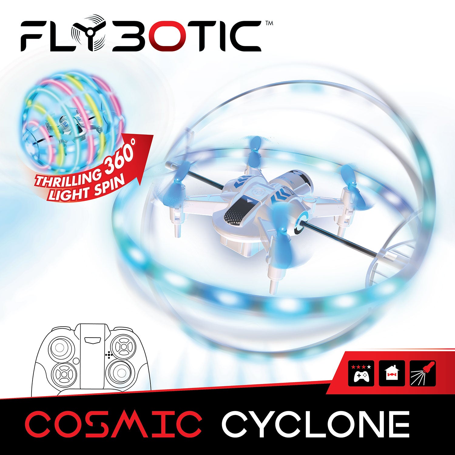Exost Silverlit Cosmic Cyclone Radio-Ohjattava Drone