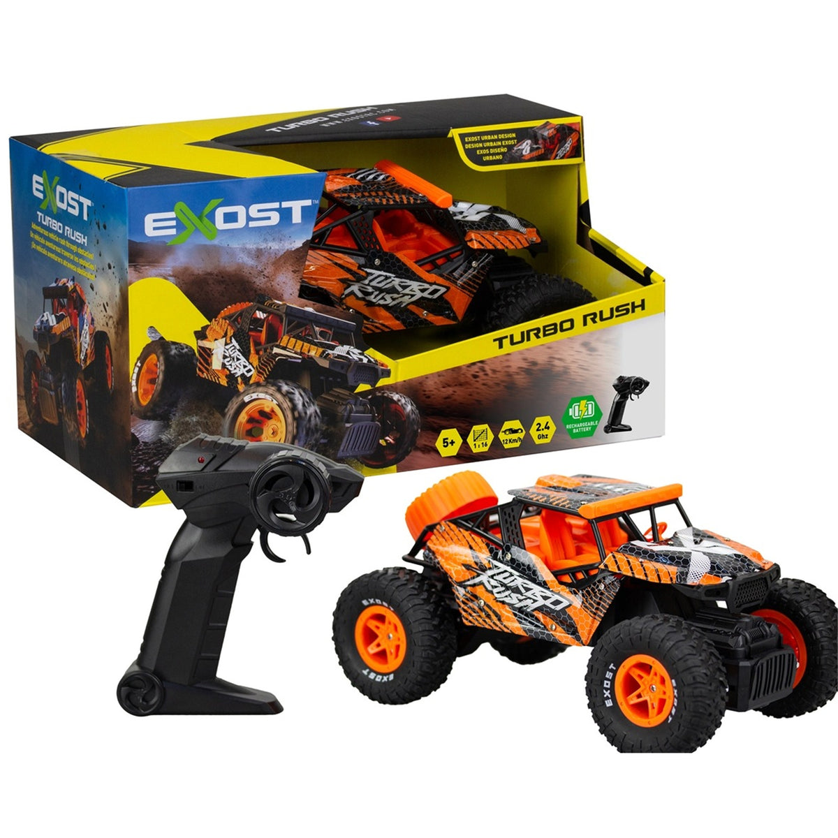 Exost Turbo Rush Radio-Ohjattava Auto