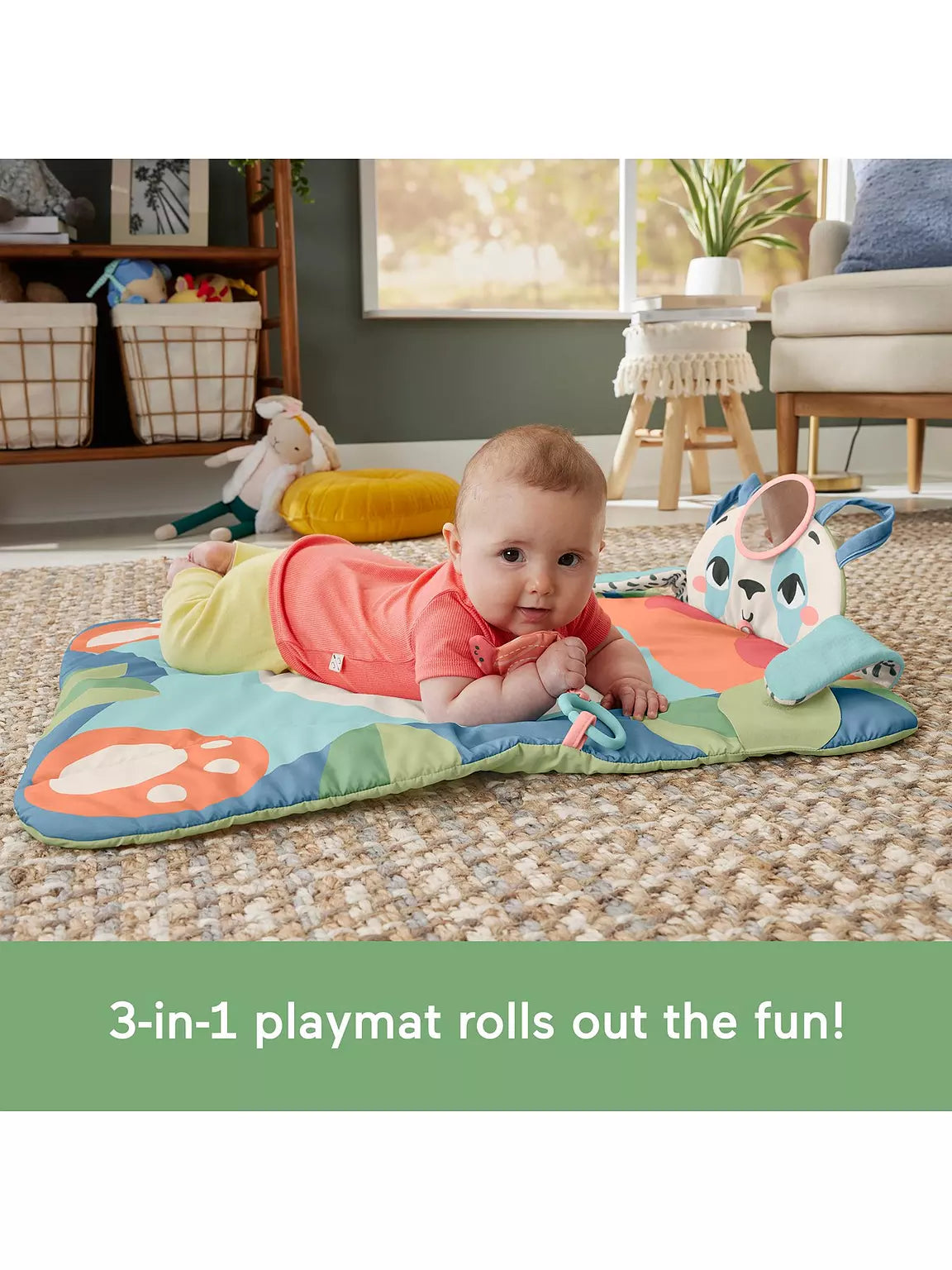 Fisher-Price Planet Friends Panda 3 in 1 Leikkimatto/Aktiviteettimatto