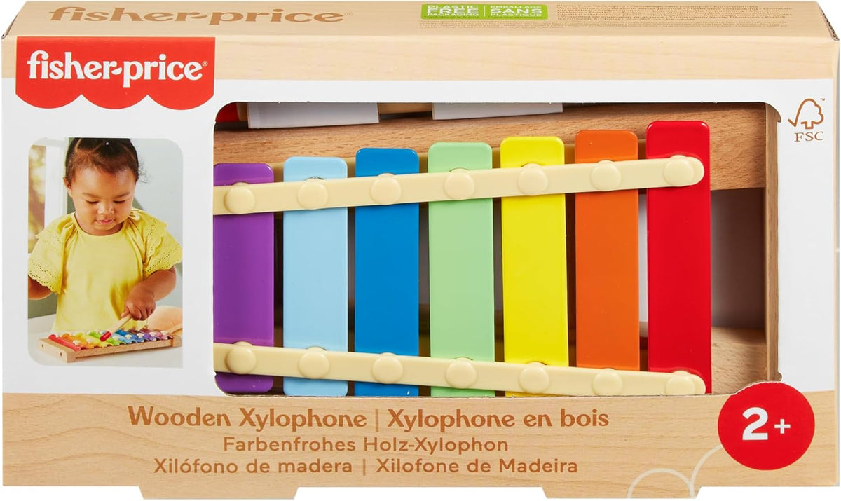 Fisher-Price Puinen Ksylofoni Metallisilla Kielillä