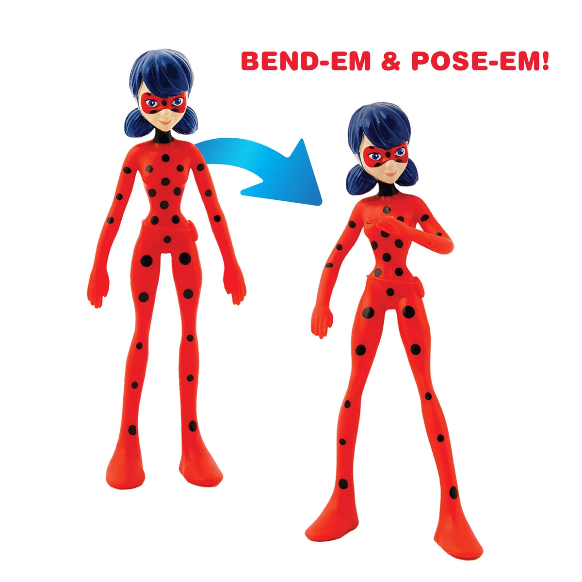 FlexFigs Miraculous Ladybug Hahmo 10cm