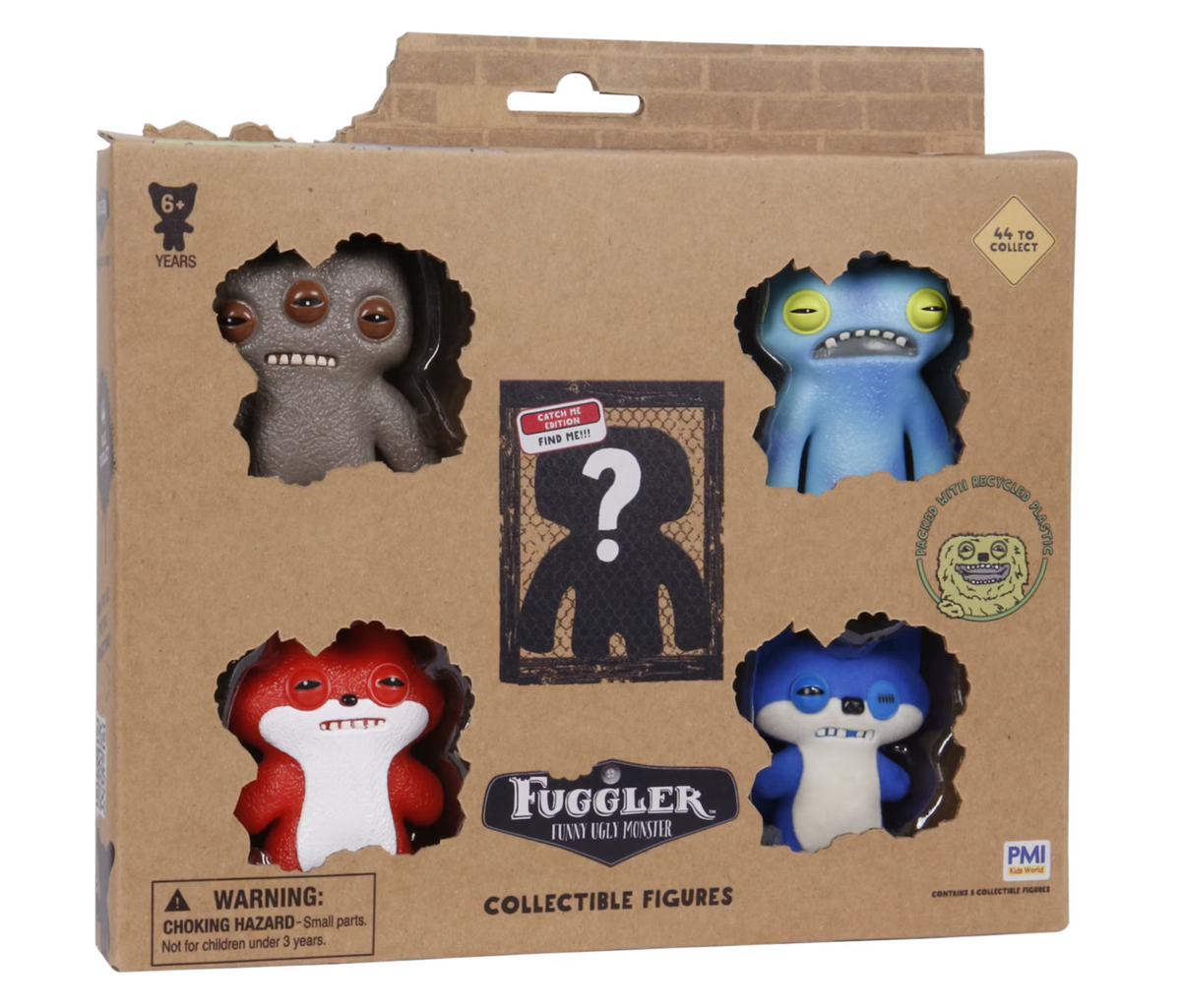 Fuggler Collectible Figures Deluxe 5-pack