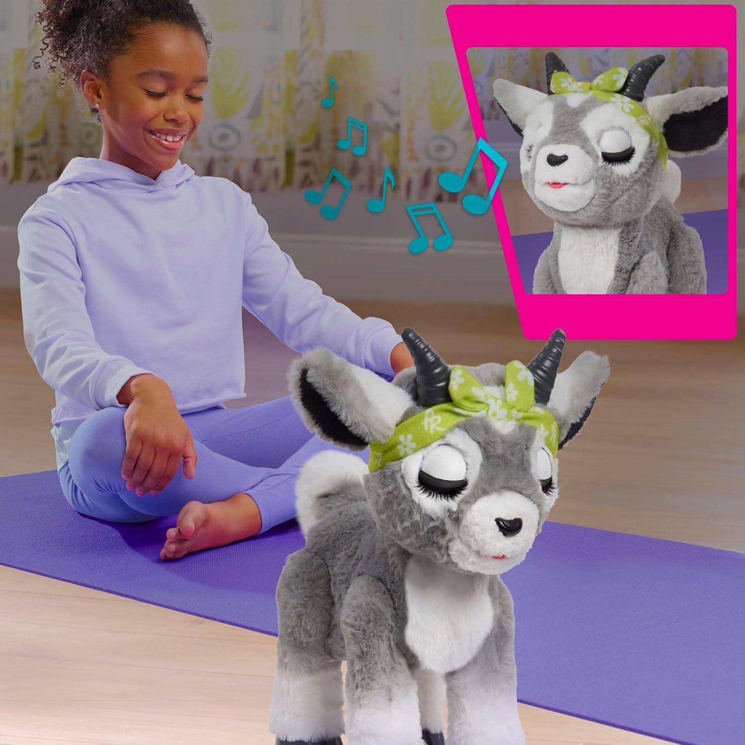 Furreal Daisy Yoga Goat Interaktiivinen Jooga Vuohi