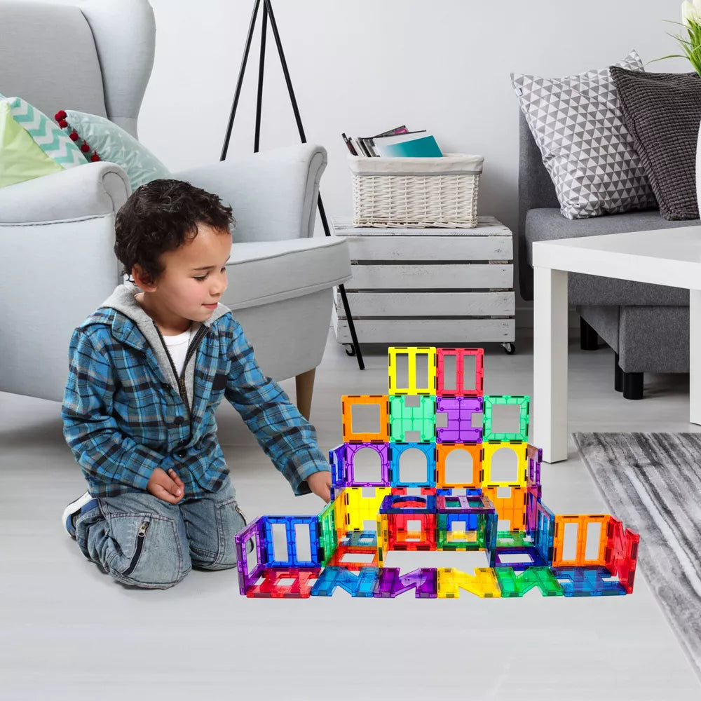 PicassoTiles Magneettinen 3D rakennussarja 42 osaa