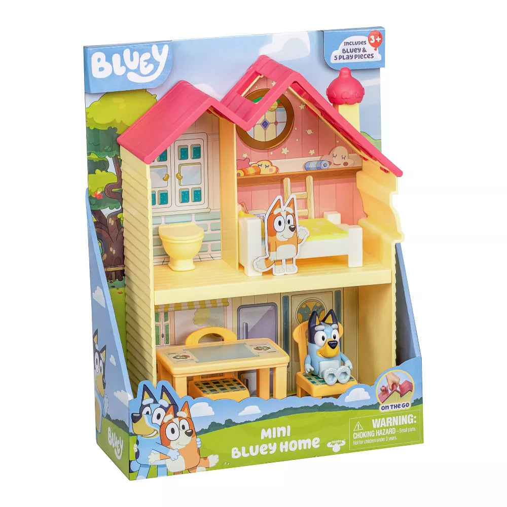 Bluey Mini Heeler Home Blueyn Koti Leikkisetti
