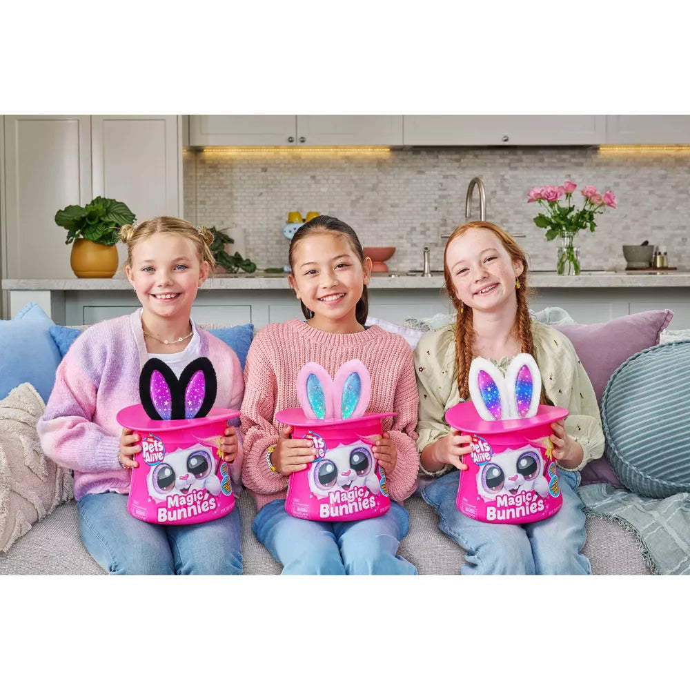 Pets Alive Magic Bunnies Interaktiivinen Kani ja Taikurinhattu