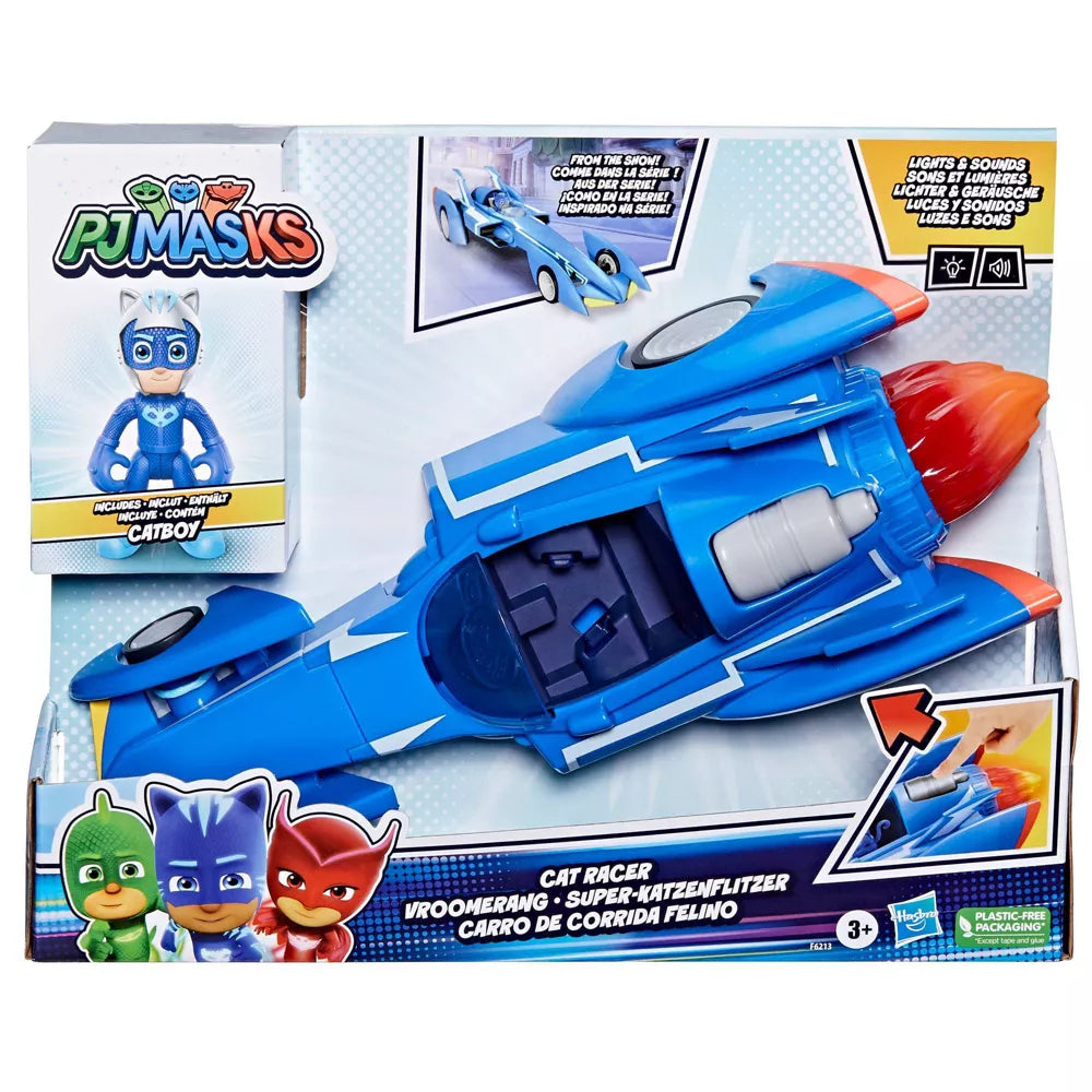 PJ Masks Pyjamasankarit Cat Racer ja Catboy Hahmo