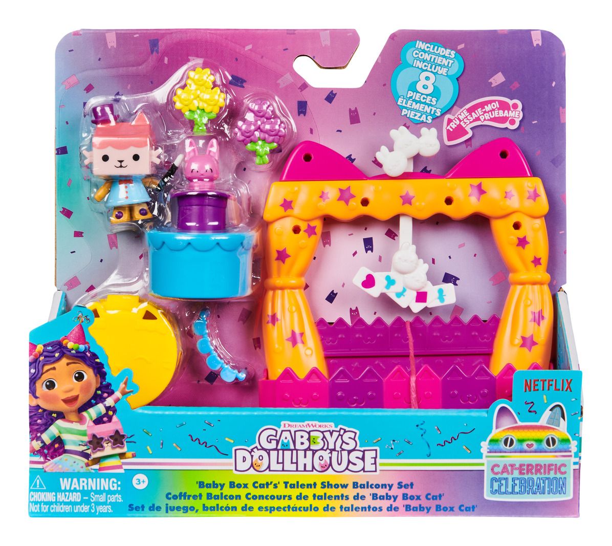 Gabby's Dollhouse Balcony Set - Baby Box Leikkisetti/Huone