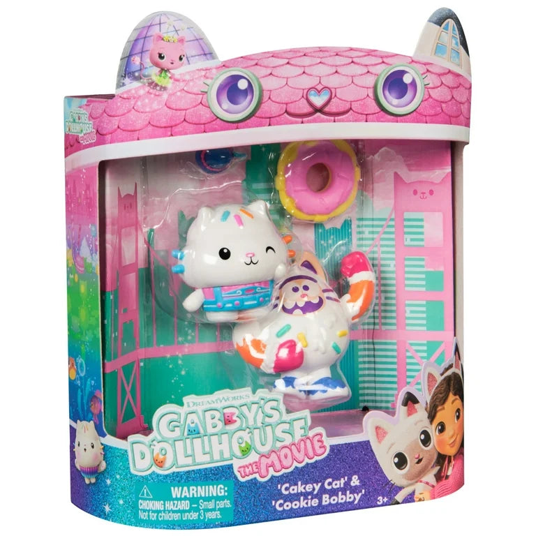Gabby's Dollhouse The Movie Hahmopakkaus Cakey Cat & Cookie Bobby
