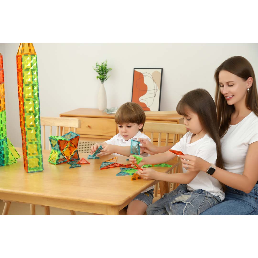 Geomag Magnetic Tiles 3D Magneettinen Rakennussarja 44 Osaa