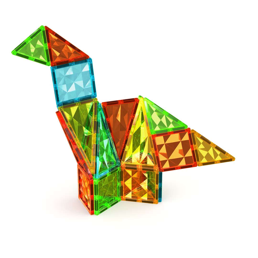 Geomag Magnetic Tiles 3D Magneettinen Rakennussarja 44 Osaa