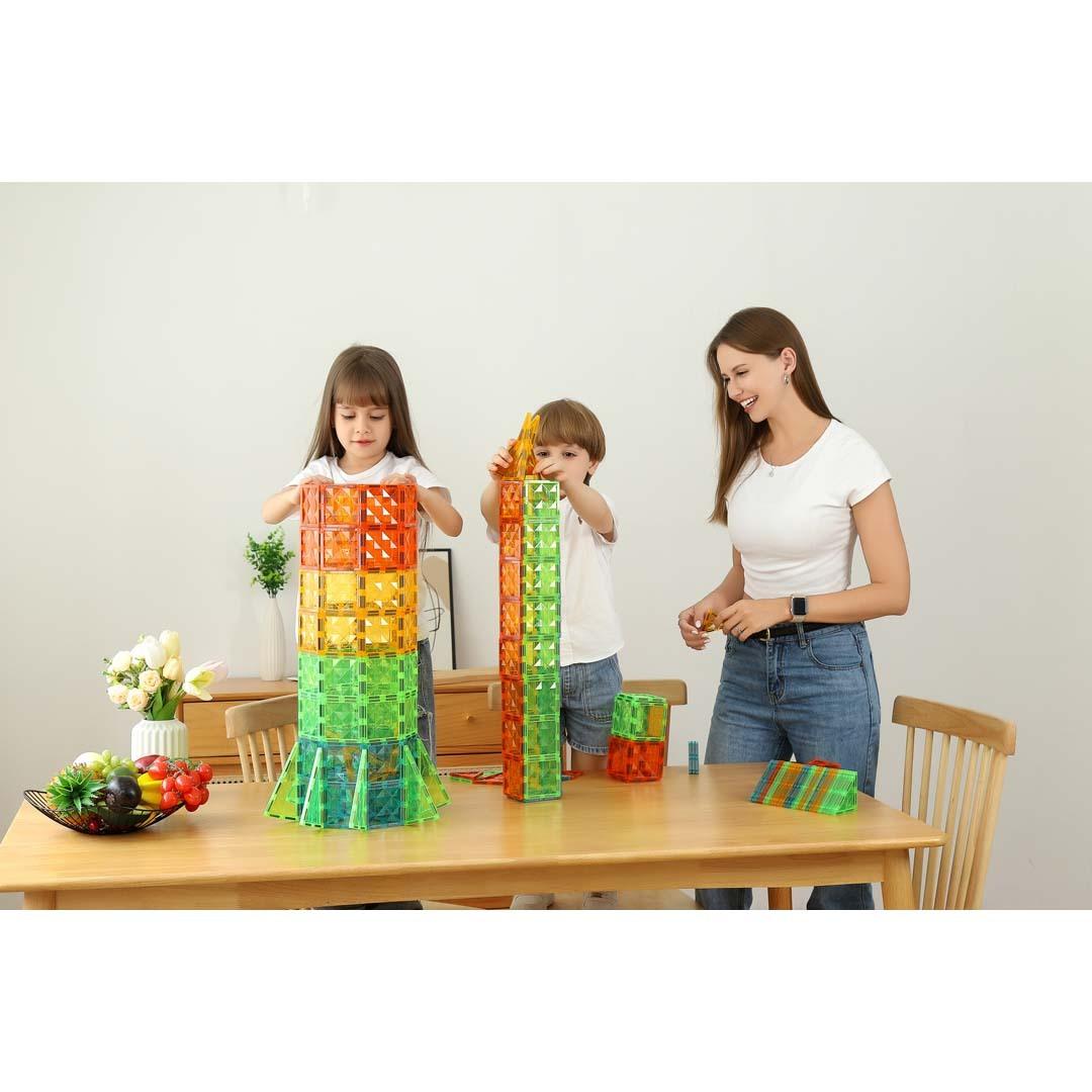 Geomag Magnetic Tiles 3D Rakennussarja 16 Osaa