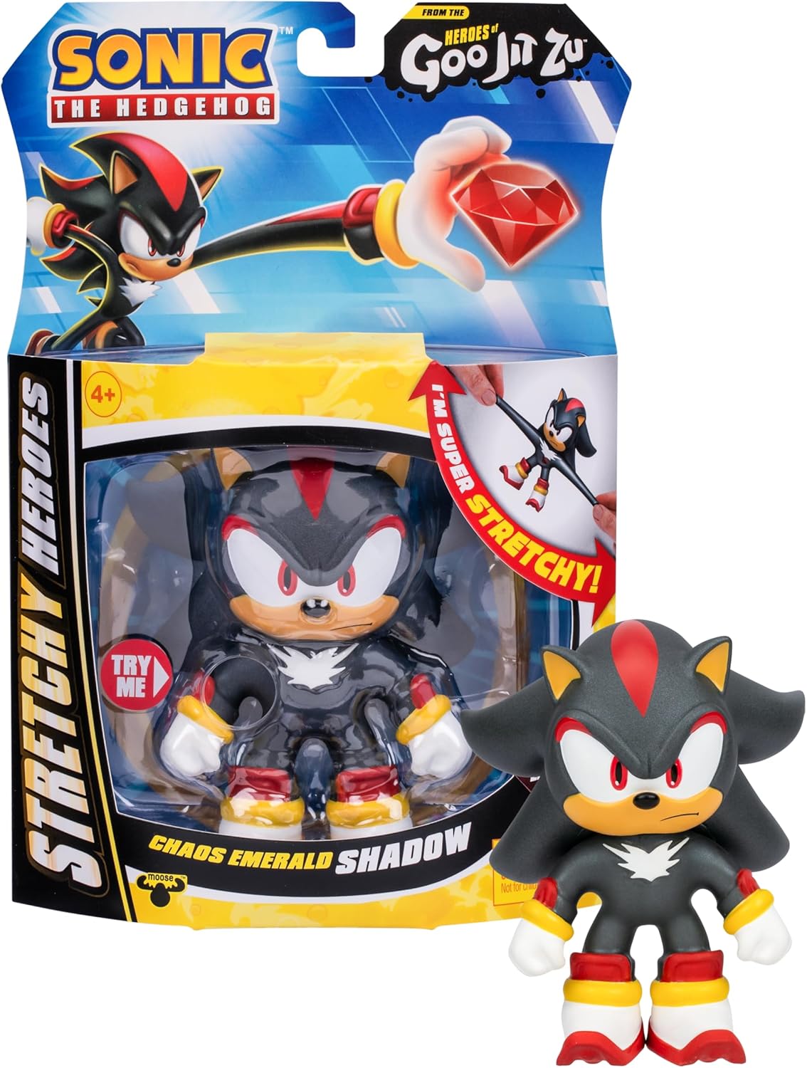 Goo Jit Zu Sonic Chaos Emerald Shadow Puristeltava Hahmo