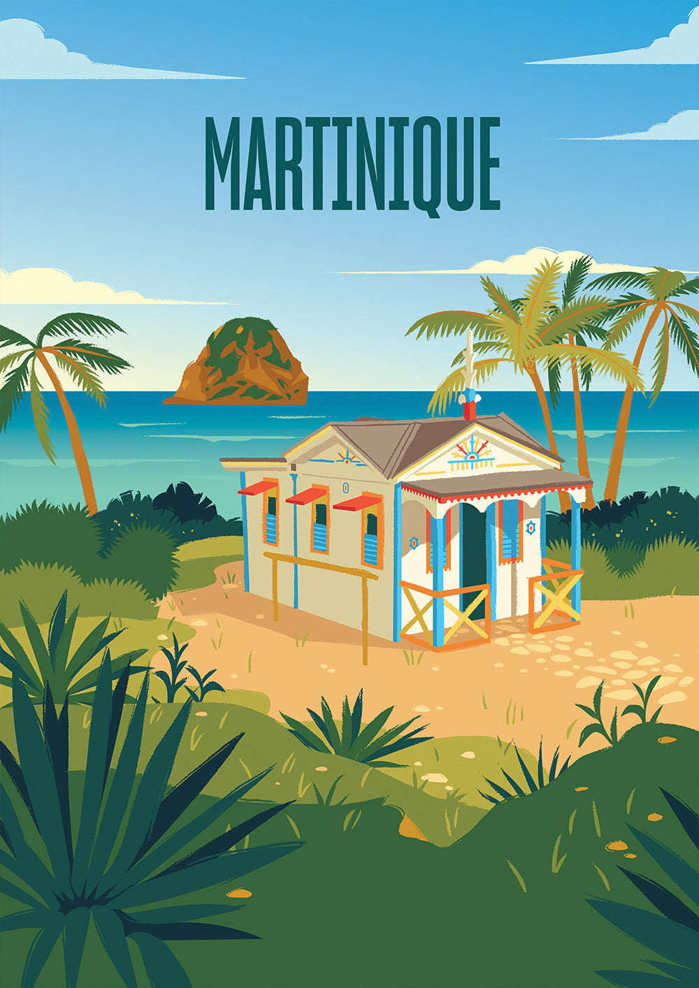 Hachette Puzzle 500 Palan Palapeli Martinique