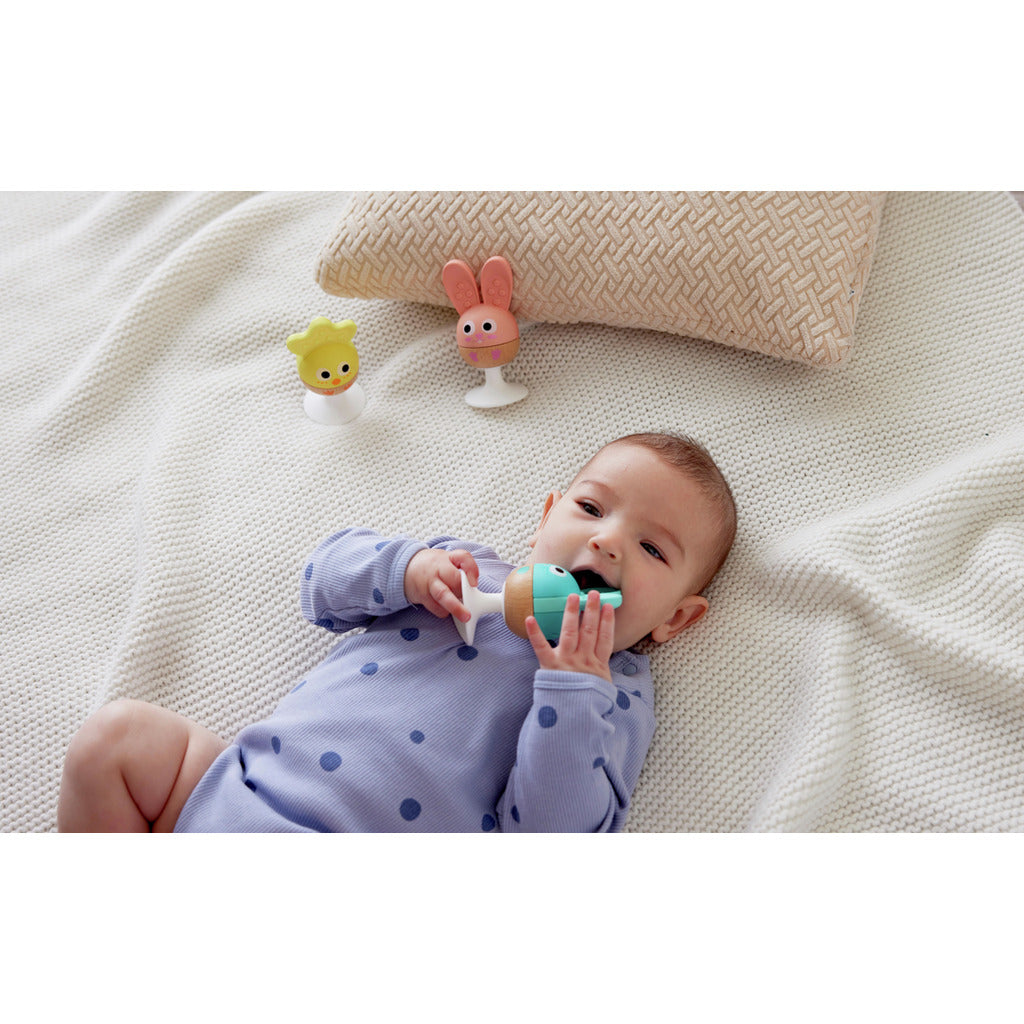 Hape Tarraavat Eläinhelistimet Imukupilla 3 kpl Pastelli