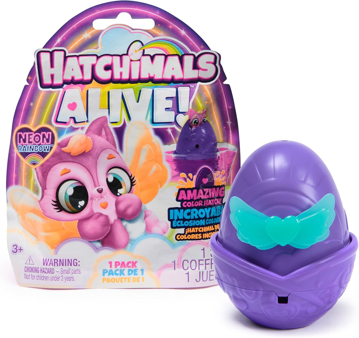 Hatchimals Alive Neon Rainbow Yllätyshahmo