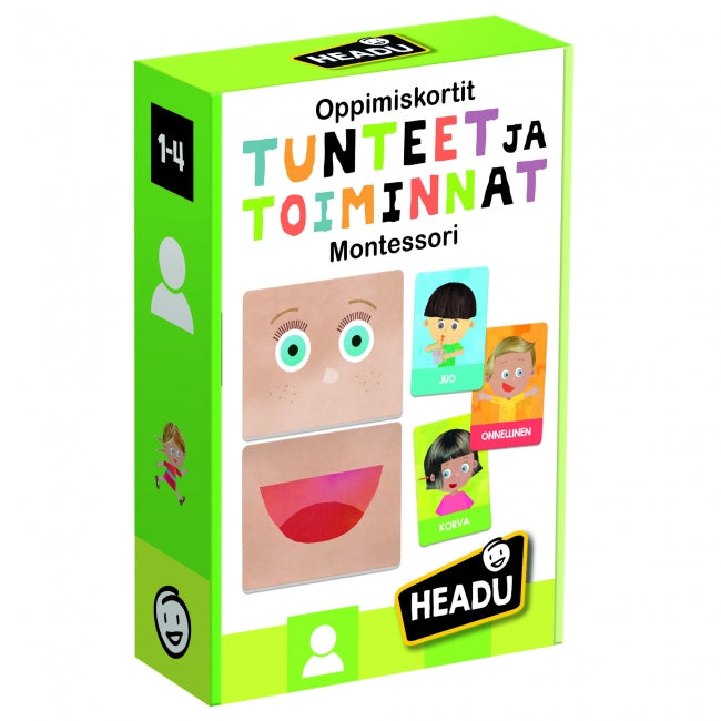 Headu Montessori Oppimiskortit Tunteet ja Toiminnat