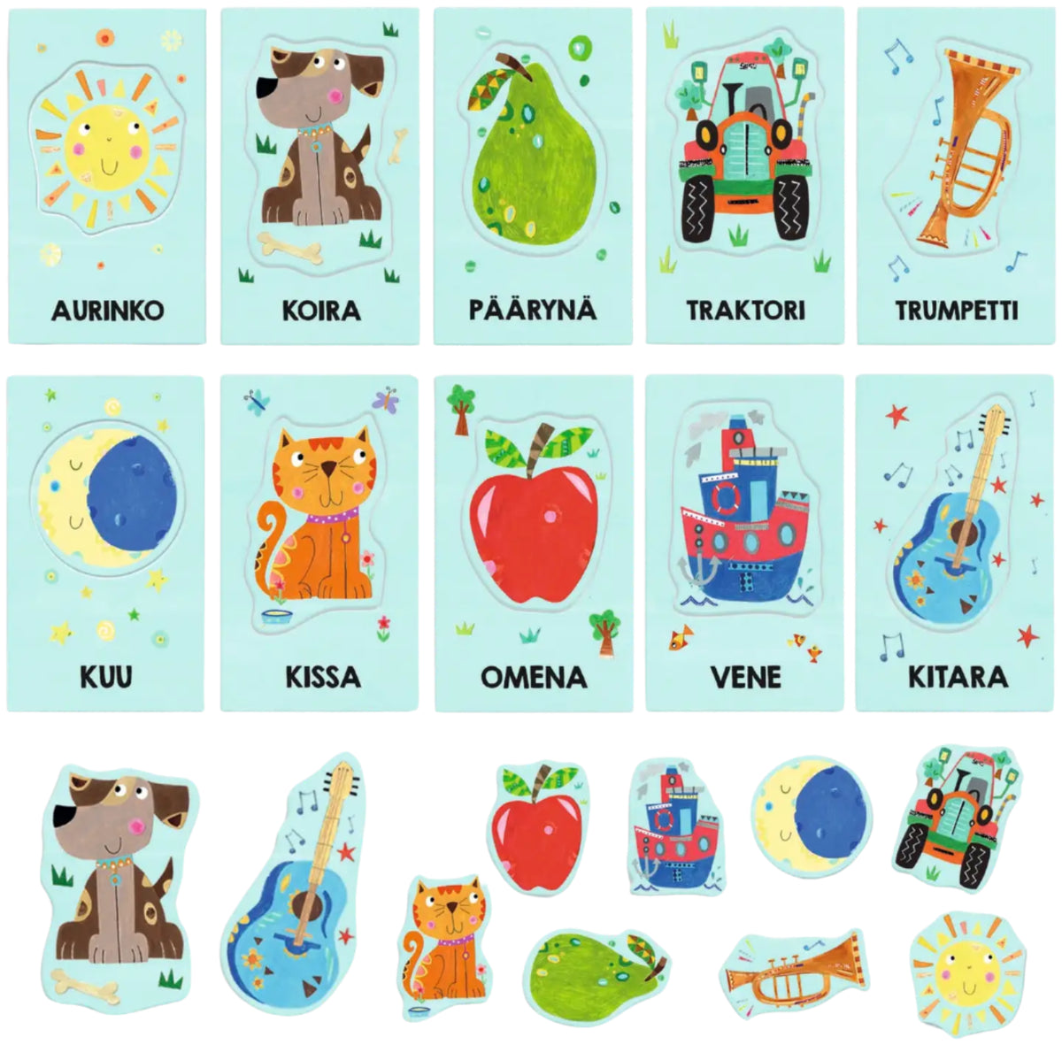 Headu Montessori Sanakortit