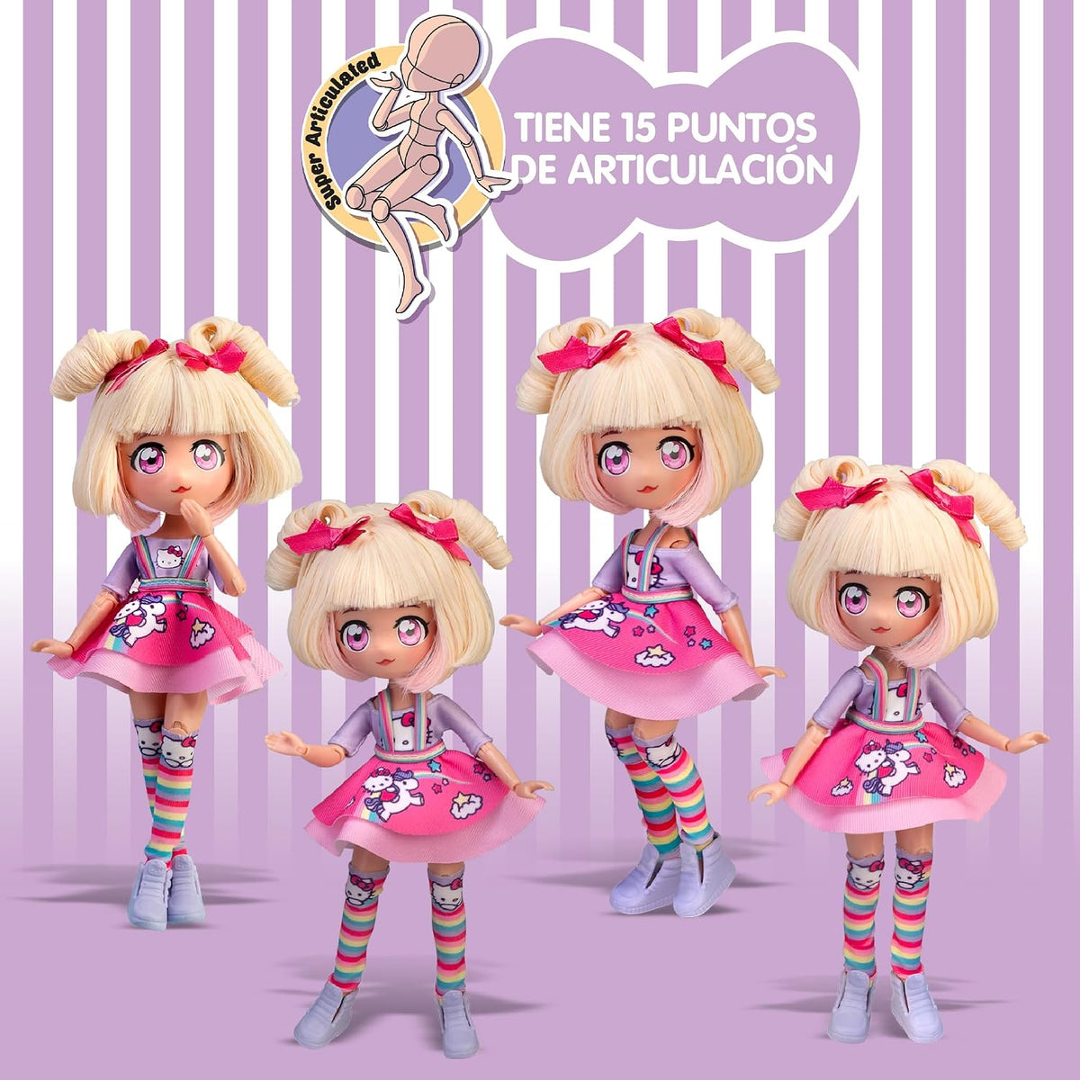 Hello Kitty Manga Nukke Candy Unicorn