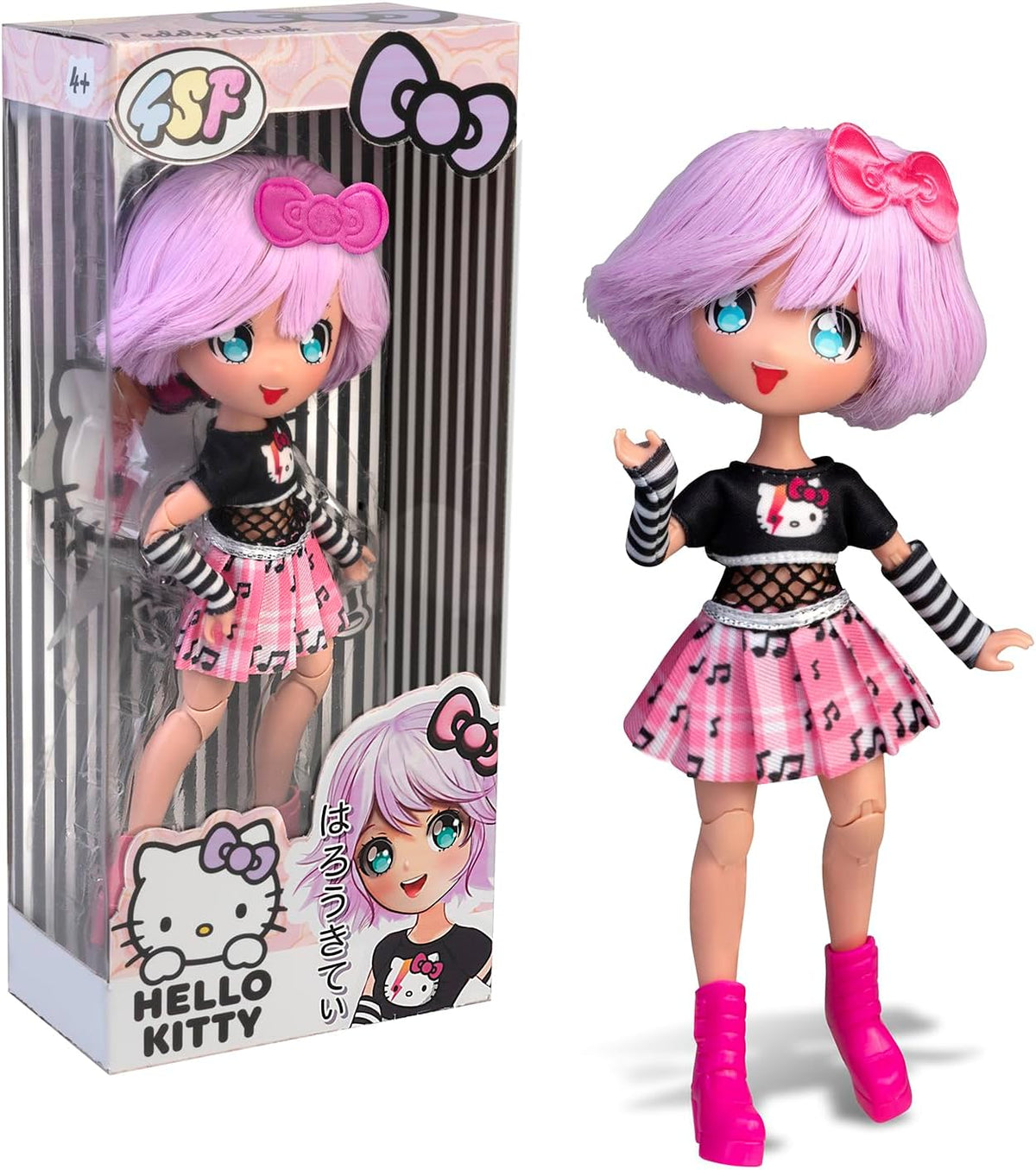 Hello Kitty Manga Nukke Teddy Rock