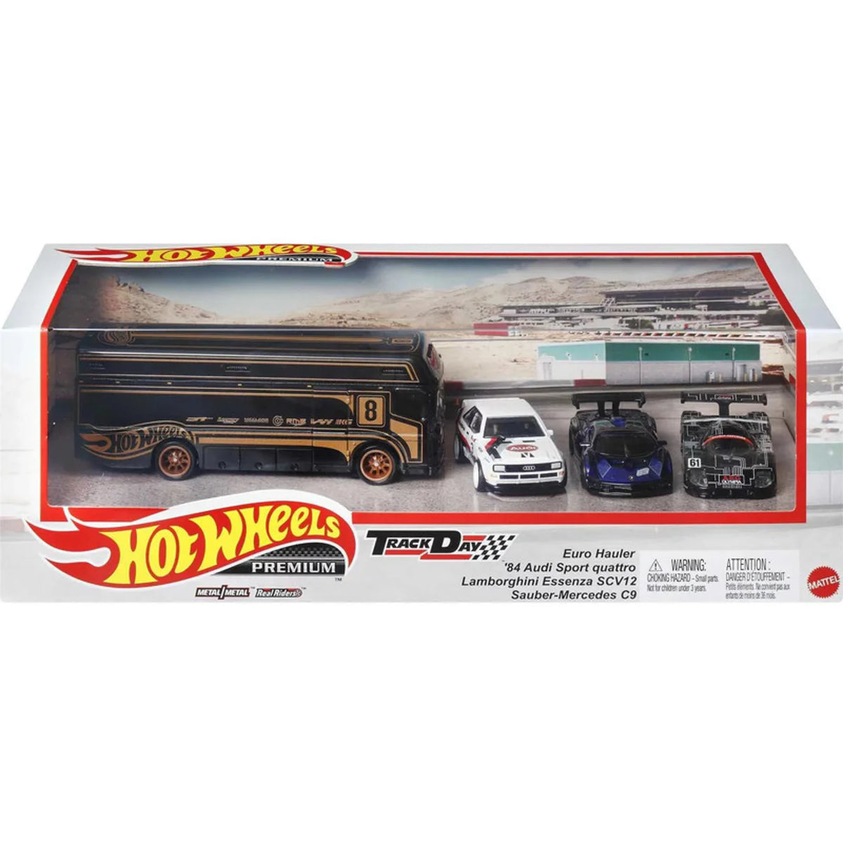 HotWheels Premium Track Day Keräilyautot Pakkaus 1:64