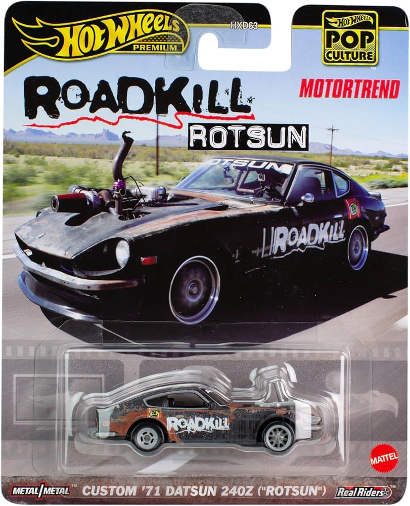 Hot Wheels Datsun 240z 1971 "Rotsun RoadKill"