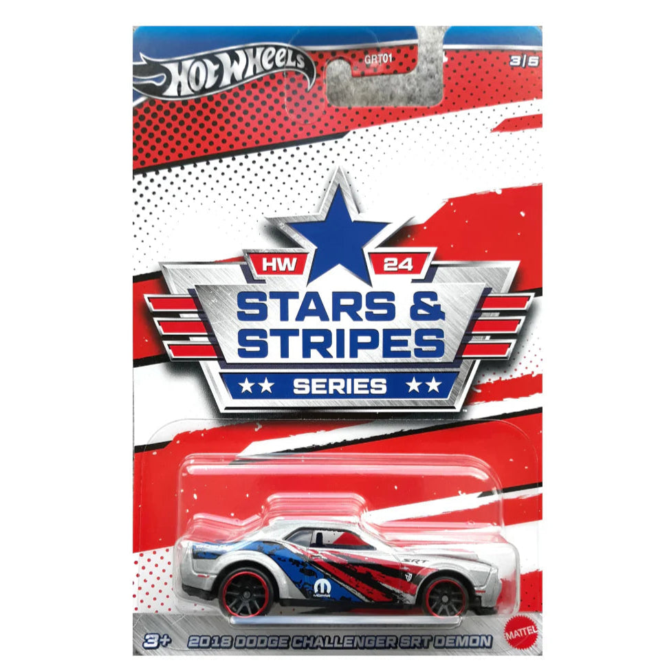 Hot Wheels Stars & Stripes Series 2018 Dodge Challenger SRT Demon