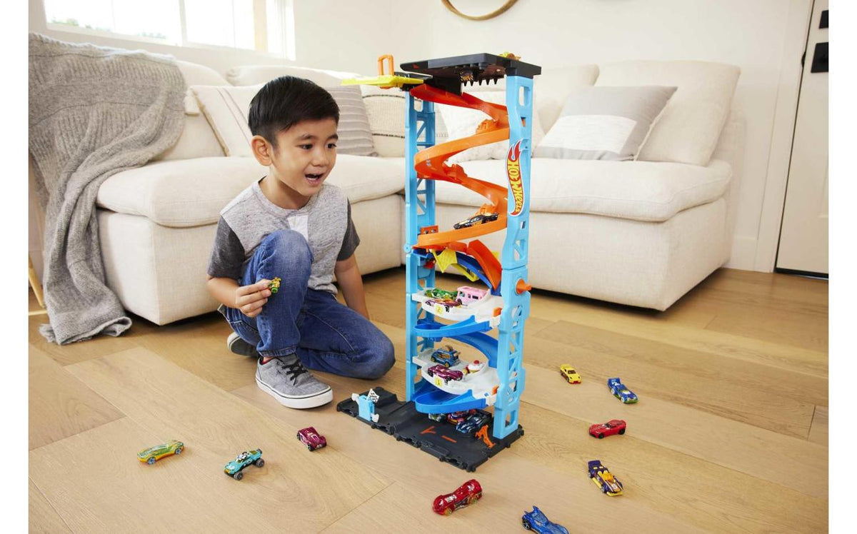 Hot Wheels Transforming Race Tower Leikkisetti