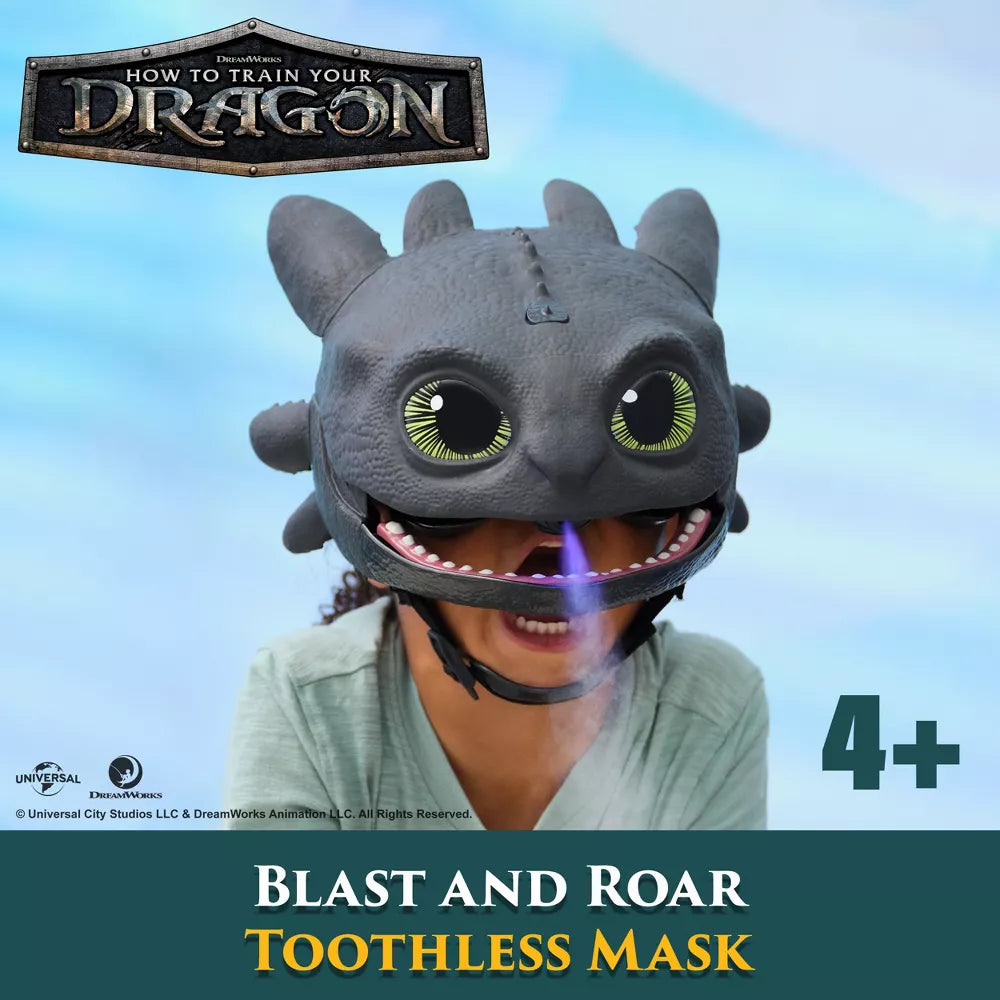 How To Train Your Dragon Blast & Roar Toothless Mask Naamio